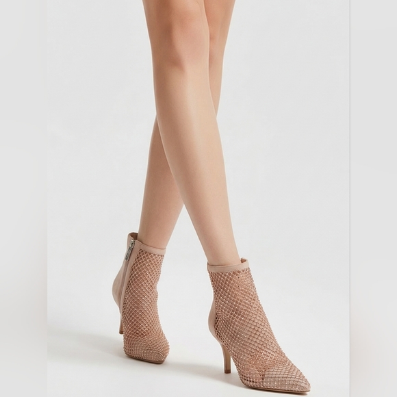 Charles David Shoes - Charles David Mesh Heels - Cream